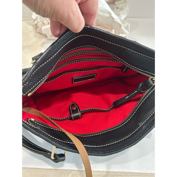 Dooney & Bourke Handbag Women’s Black Lexington Leather Pebble Grain - Picture 4 of 12